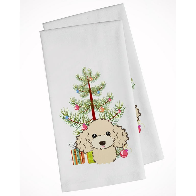 Christmas Hanging Kitchen Towel, Christmas Kitchen Towels, Holiday Dish  Towel, Pinecone Kitchen Towel, Dog Paw Towel, Merry Christmas Towel 