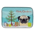 thumbnail image 1 of Christmas Tree and Fawn Pug Dish Drying Mat, 1 of 7