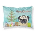 thumbnail image 1 of Carolines Treasures BB1634PILLOWCASE Christmas Tree and Fawn Pug Fabric Standard Pillowcase Standard multicolor, 1 of 2