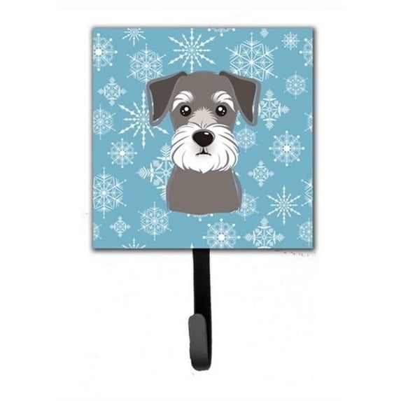 Carolines Treasures BB1640SH4 Snowflake Schnauzer Leash & Key Holder