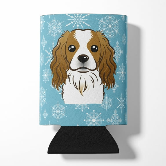 Carolines Treasures BB1658CC Snowflake Cavalier Spaniel Can & Bottle Hugger