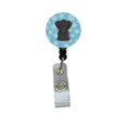 thumbnail image 1 of Carolines Treasures BB1669BR Snowflake Black Labrador Retractable Badge Reel, 1 of 2
