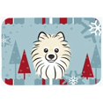 thumbnail image 1 of Carolines Treasures BB1703CMT Winter Holiday Pomeranian Kitchen & Bath Mat, 20 x 30, 1 of 2