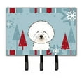 thumbnail image 1 of Carolines Treasures BB1713TH68 Winter Holiday Bichon Frise Leash & Key Holder, 1 of 4