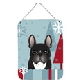 thumbnail image 1 of Caroline's Treasures BB1723DS1216 Winter Holiday French Bulldog Wall or Door Hanging Prints, 12x16, multicolor, 1 of 2