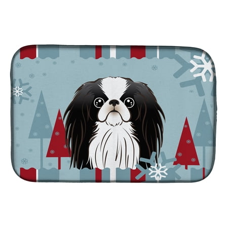 Winter Holiday Japanese Chin Dish Drying Mat
