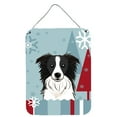 thumbnail image 1 of Caroline's Treasures BB1737DS1216 Winter Holiday Border Collie Wall or Door Hanging Prints, 12x16, multicolor, 1 of 2