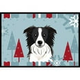 thumbnail image 1 of Carolines Treasures BB1737JMAT Winter Holiday Border Collie Indoor & Outdoor Mat- 24 x 36 in., 1 of 4