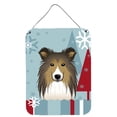 thumbnail image 1 of Caroline's Treasures BB1738DS1216 Winter Holiday Sheltie Wall or Door Hanging Prints, 12x16, multicolor, 1 of 2