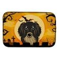 thumbnail image 1 of Halloween Longhair Black and Tan Dachshund Dish Drying Mat, 1 of 2