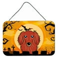 thumbnail image 1 of Carolines Treasures BB1772DS812 Halloween Longhair Red Dachshund Wall and Door Hanging Prints, 1 of 1