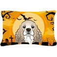 thumbnail image 1 of Carolines Treasures BB1774PW1216 Halloween Cocker Spaniel Canvas Fabric Decorative Pillow, 12H x16W, multicolor, 1 of 3