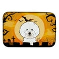 thumbnail image 1 of Halloween Bichon Frise Dish Drying Mat, 1 of 7