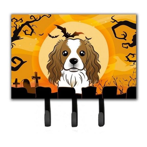 Carolines Treasures BB1782TH68 Halloween Cavalier Spaniel Leash & Key Holder