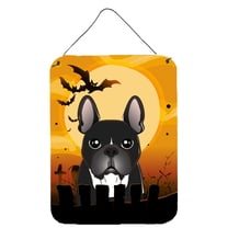 Carolines Treasures BB1785DS1216 Halloween French Bulldog Wall and Door Hanging Prints