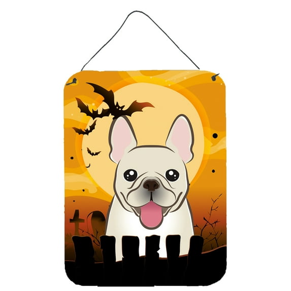 Carolines Treasures BB1796DS1216 Halloween French Bulldog Wall and Door Hanging Prints