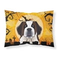 thumbnail image 1 of Carolines Treasures BB1804PILLOWCASE Halloween Saint Bernard Fabric Standard Pillowcase Standard multicolor, 1 of 2