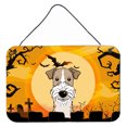 thumbnail image 1 of Carolines Treasures BB1805DS812 Halloween Wire Haired Fox Terrier Wall and Door Hanging Prints, 1 of 7