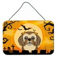 thumbnail image 1 of Carolines Treasures BB1807DS812 Halloween Chocolate Brown Shih Tzu Wall and Door Hanging Prints, 1 of 7