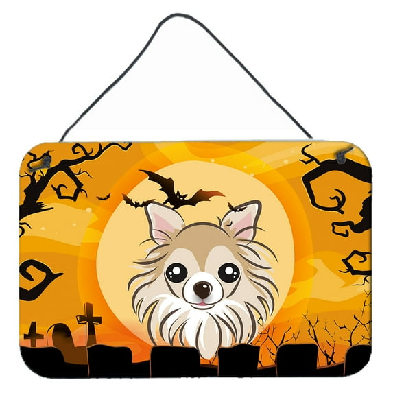 Carolines Treasures BB1809DS812 Halloween Chihuahua Wall and Door Hanging Prints