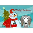 thumbnail image 1 of Carolines Treasures BB1849PLMT Snowman With Saluki Fabric Placemat, 1 of 1