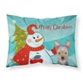 thumbnail image 1 of Carolines Treasures BB1852PILLOWCASE Snowman with Yorkie Puppy Fabric Standard Pillowcase Standard multicolor, 1 of 2