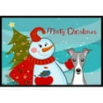 thumbnail image 1 of Carolines Treasures BB1856MAT Snowman With Italian Greyhound Indoor & Outdoor Mat- 18 x 27 in., 1 of 2