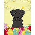 thumbnail image 1 of Caroline's Treasures BB1917GF Black Labrador Easter Egg Hunt Flag Garden Size , Small, multicolor, 1 of 3