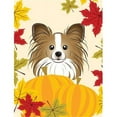 thumbnail image 1 of Caroline's Treasures BB2054GF Papillon Thanksgiving Flag Garden Size , Small, multicolor, 1 of 3