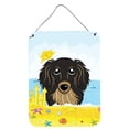 thumbnail image 1 of Caroline's Treasures BB2081DS1216 Longhair Black and Tan Dachshund Summer Beach Wall or Door Hanging Prints, 12x16,, 1 of 2