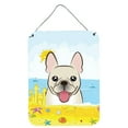 thumbnail image 1 of French Bulldog Summer Beach Wall or Door Hanging Prints, 1 of 2