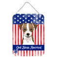 thumbnail image 1 of Caroline's Treasures BB2132DS1216 American Flag and Jack Russell Terrier Wall or Door Hanging Prints, 12x16, multicolor, 1 of 2