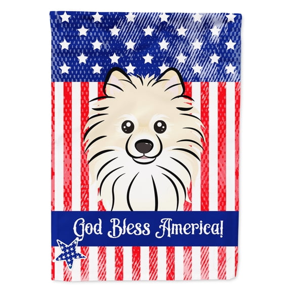 Pomeranian Garden Flag