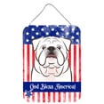 thumbnail image 1 of Carolines Treasures BB2150DS1216 White English Bulldog Wall or Door Hanging Prints, 1 of 2