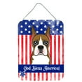 thumbnail image 1 of Caroline's Treasures BB2153DS1216 American Flag and Boxer Wall or Door Hanging Prints, 12x16, multicolor, 1 of 2