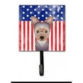 thumbnail image 1 of Carolines Treasures BB2162SH4 American Flag & Yorkie Puppy Leash or Key Holder, 1 of 1