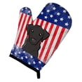thumbnail image 1 of American Flag and Black Labrador Oven Mitt, 1 of 7