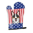 thumbnail image 1 of Carolines Treasures BB2185OVMT American Flag and Tricolor Corgi Oven Mitt Large multicolor, 1 of 7
