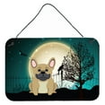 thumbnail image 1 of Carolines Treasures BB2200DS812 Halloween Scary French Bulldog Cream Wall or Door Hanging Prints  8x12 multicolor, 1 of 1