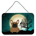 thumbnail image 1 of Carolines Treasures BB2203DS812 Halloween Scary French Bulldog Brown Wall or Door Hanging Prints  8x12 multicolor, 1 of 1