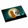 thumbnail image 1 of Carolines Treasures BB2212JMAT 24 x 36 in. Halloween Scary Karelian Bear Dog Indoor or Outdoor Mat, 1 of 4