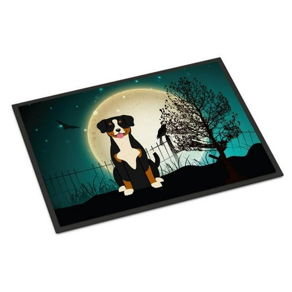 Carolines Treasures BB2228MAT Halloween Scary Entlebucher Indoor or Outdoor Mat, 18 x 0.25 x 27 in.
