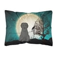 thumbnail image 1 of Carolines Treasures BB2271PW1216 Halloween Scary Briard Black Canvas Fabric Decorative Pillow, 12H x16W, multicolor, 1 of 3