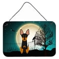thumbnail image 1 of Carolines Treasures BB2299DS812 Halloween Scary English Toy Terrier Wall or Door Hanging Prints  8x12 multicolor, 1 of 1
