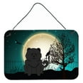 thumbnail image 1 of Carolines Treasures BB2333DS812 Halloween Scary Chow Chow Black Wall or Door Hanging Prints  8x12 multicolor, 1 of 1
