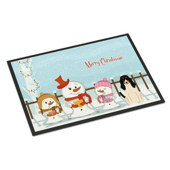 Carolines Treasures BB2375JMAT Merry Christmas Carolers Swiss Hound Indoor or Outdoor Mat, 24 x 0.25 x 36 in.