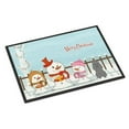 thumbnail image 1 of Carolines Treasures BB2399MAT Merry Christmas Carolers Poodle Silver Indoor or Outdoor Mat, 18 x 0.25 x 27 in., 1 of 2