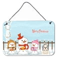 thumbnail image 1 of Carolines Treasures BB2416DS812 Merry Christmas Carolers Shih Tzu Silver White Wall or Door Hanging Prints  8x12, 1 of 1
