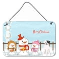 thumbnail image 1 of Carolines Treasures BB2445DS812 Merry Christmas Carolers White Boxer Cooper Wall or Door Hanging Prints  8x12 multicolor, 1 of 1