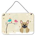 thumbnail image 1 of Carolines Treasures BB2482DS812 Christmas Presents between Friends French Bulldog Cream Wall or Door Hanging Prints, 1 of 1